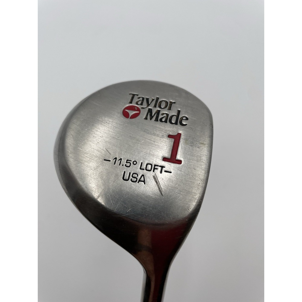 TaylorMade RH 1 Driver Golf Club USA Pittsburgh Persimmon Metalwood 11.5* Loft